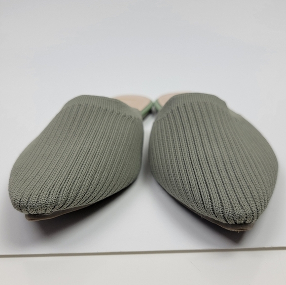 Lulu's Jeaney Ribbed Knit Pointed Toe Mule - 8.5 - Picture 4 of 12